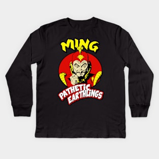 Flash Gordon Ming // Pathetic Earthlings Kids Long Sleeve T-Shirt